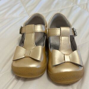 Emma Shimmer Bow T-Strap Mary Jane Toddler Size 7